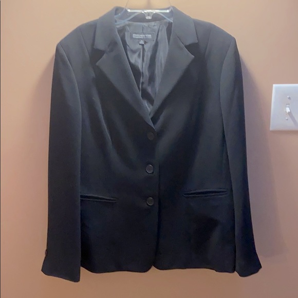 Jones New York Collection Platinum Black Blazer 16 - Picture 2 of 4